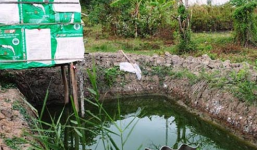 Phát hiện bào thai 6 tháng tuổi nổi giữa ao cá