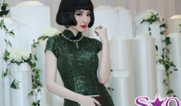 Angela Phương Trinh diện đầm xẻ sâu táo bạo