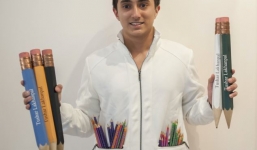 Nam sinh sở hữu bộ sưu tập bút chì lớn nhất thế giới