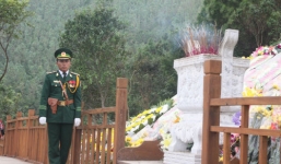 Bộ quân phục đặc biệt của chiến sĩ canh giấc ngủ Đại tướng