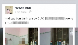 Học sinh lên tiếng bênh vực cô giáo bị tung ảnh sex ở Bắc Giang