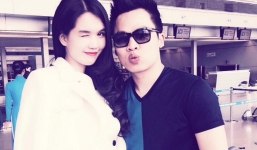 Ngọc Trinh cùng Vũ Khắc Tiệp sang Hàn dự trao giải 'Ngôi sao Hàn Quốc 2014'