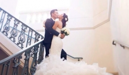 Trọn bộ ảnh cưới đẹp như mơ của Ngọc Quyên và chồng Tây