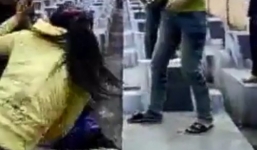 Nữ sinh cấp 2 đánh nhau điên cuồng ở nghĩa trang liệt sĩ