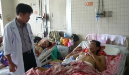 Hy hữu: Tài xế bị hơi bánh xe xì nát thực quản