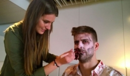 Chán làm trai đẹp, Pique hóa thân làm 'quái vật'... Zombie