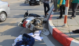 Hà Nội: Ô tô đâm người rồi bỏ chạy