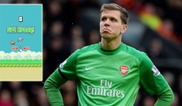 Thành tích đáng nể của Szczesny trong trò Flappy Bird