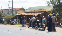 Xe tải cán qua đầu nạn nhân, tài xế lái xe bỏ chạy