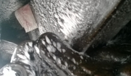 Băng tuyết xuất hiện trên đỉnh chùa Đồng Yên Tử