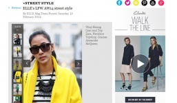 Báo chí danh tiếng nước ngoài săn đón Hoàng Thùy 