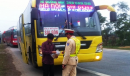 Quảng Bình tước 307 giấy phép lái xe khách vi phạm ANGT