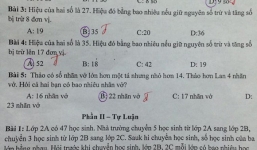 Bài kiểm tra Toán lớp 2 khiến dân mạng 'vỡ đầu'