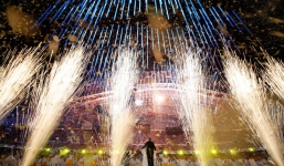 Cận cảnh lễ bế mạc lộng lẫy của Olympic Sochi