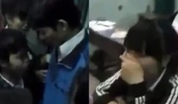 Học sinh khóc lóc đòi thầy ở lại: Kịch bản dàn dựng hoàn hảo?