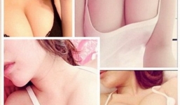 Hot girl ngậm bao cao su khoe ngực 'khủng' gây sốt dân mạng