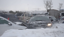 Clip: 96 ô tô đâm liên hoàn trên đường cao tốc