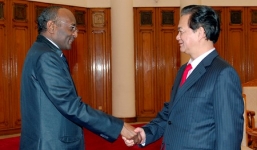 Thủ tướng Nguyễn Tấn Dũng tiếp Đại sứ Sudan
