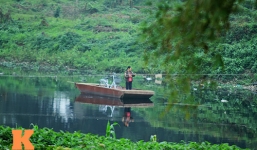 Làng 'đu dây' vượt sông giữa lòng Hà Nội
