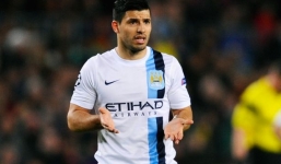 Man City lại méo mặt vì chấn thương của Aguero