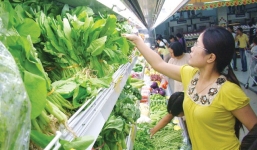 Bát nháo rau không rõ nguồn gốc đổ vào siêu thị