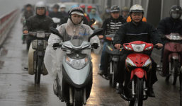 Miền Bắc chuyển rét, Hà Nội tiếp tục mưa