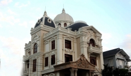 'Siêu lâu đài' chục tỉ 4 cột trụ đá của đại gia Cát Bi, Hải Phòng