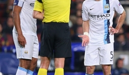 Barca 2-1 Man City: Trận đấu đầy tranh cãi