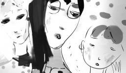 “Cô vừa đưa con về vừa khóc”