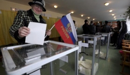 Bỏ phiếu tại Crimea: Hơn 90\% người dân muốn ly khai