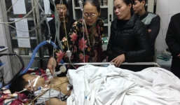 Cháu bé bị bố đánh chấn thương sọ não khó qua khỏi