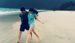 Vũ Khắc Tiệp tình tứ bên Cao Thùy Dương thả rông khoe trọn vòng 1