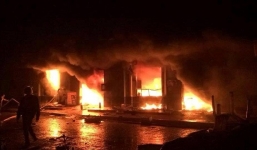 Chợ Phố Hiến Hưng Yên bị thiêu rụi trong đêm