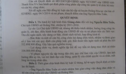 Lập chứng từ khống rút tiền ngân sách, chủ tịch xã bị cách chức