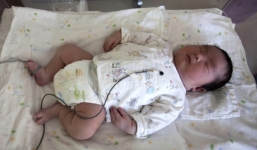 Kinh ngạc với em bé sinh non “khổng lồ” nặng 5,9kg tại Trung Quốc