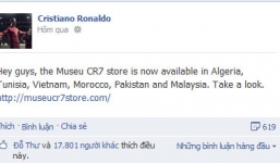 Siêu giàu, cầu thủ điển trai Ronaldo vẫn sang Việt Nam mở cửa hàng