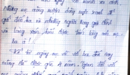 Lá thư tuyệt mệnh hé lộ nguyên nhân cô giáo cột 2 con vào người tự tử