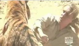 Rùng mình hổ tấn công người trong sở thú