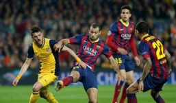 Barca 1-1 Atletico: Siêu phẩm của Diego