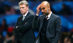 David Moyes hòa ấm ức, Pep tức giận vì thẻ đỏ của Schweinsteiger