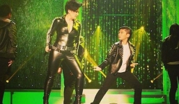 Con trai Bằng Kiều 11 tuổi đã biểu diễn ca nhạc