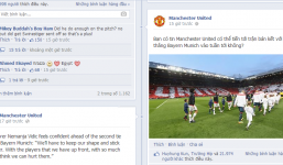 Fanpage chính thức của M.U bất ngờ đăng tiếng Việt