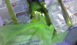 Mì tôm Nissin quá đát bán trong siêu thị 