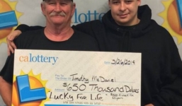 Trúng số độc đắc 14 tỷ sau khi vợ qua đời