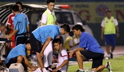 Đứt dây chằng, tiền vệ Thanh Hải nghỉ hết mùa