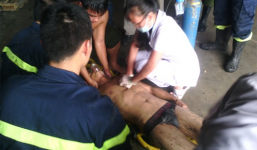 Ngạt khí mê tan, 6 công nhân thương vong