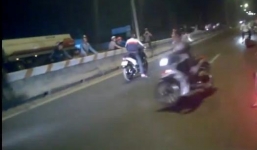 Clip quái xế đua xe ăn mừng ngày Giỗ Tổ