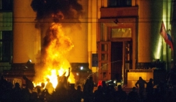 Ảnh bạo loạn tại Ukraine