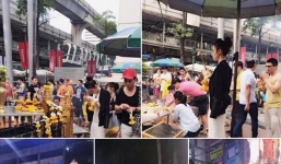 Angela Phương Trinh  gây nóng mắt khi mặc sexy đi chùa