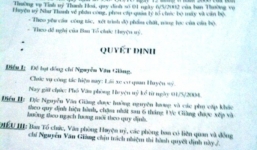 Lộ thêm người 'không bằng cấp' làm cán bộ huyện ở Thanh Hóa